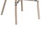 Flash Furniture Marseille French Bistro Stacking Chair w/Arms, Black/White Textilene and Bamboo Alum Frame, 4PK 4-SDA-ADS642108-BLKWH-LTNAT-GG - alternate 2